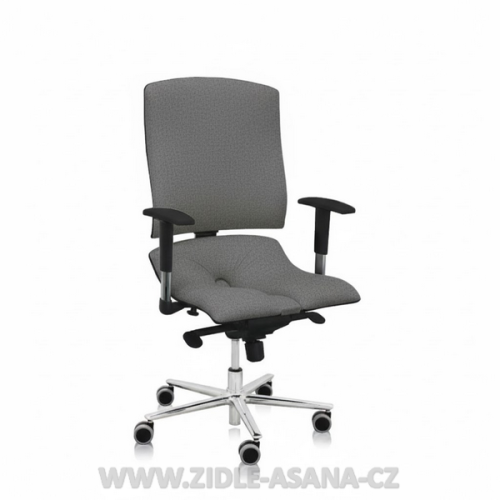 Ergonomická židle Ásana Steel Standard Textil Graphite 